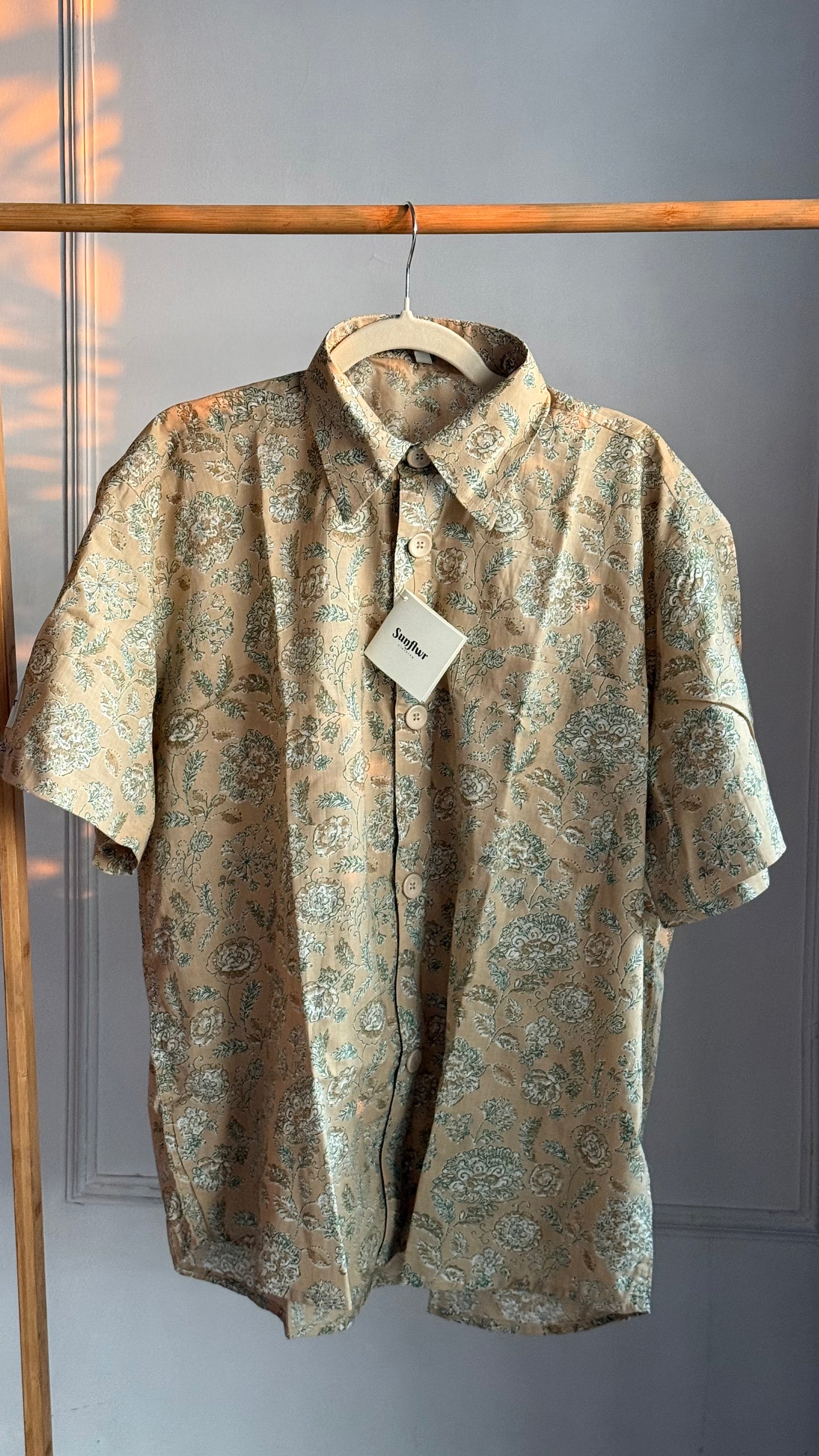 Dusty Floral Oversized Shirt