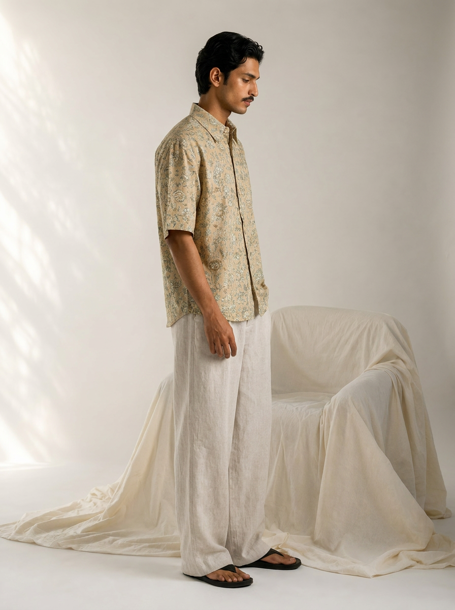 Dusty Floral Oversized Shirt