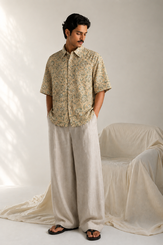 Dusty Floral Oversized Shirt
