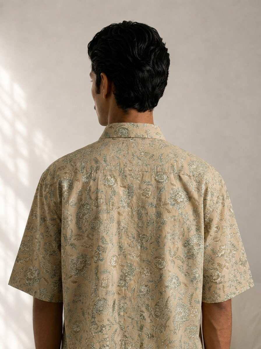 Dusty Floral Oversized Shirt